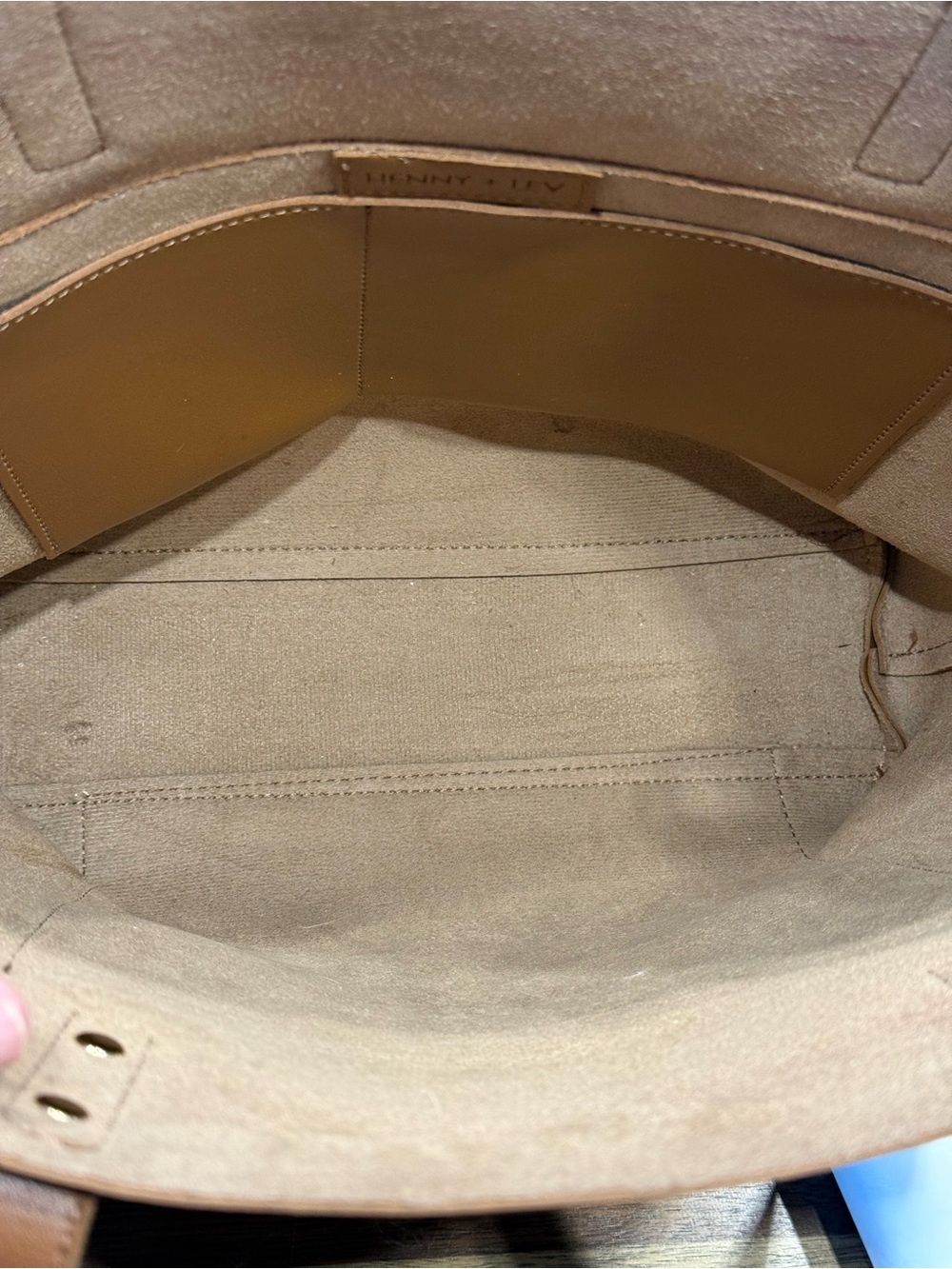 Henny + Lev Danielle Everyday Vegan Leather Tote Bag - Picture 7 of 15